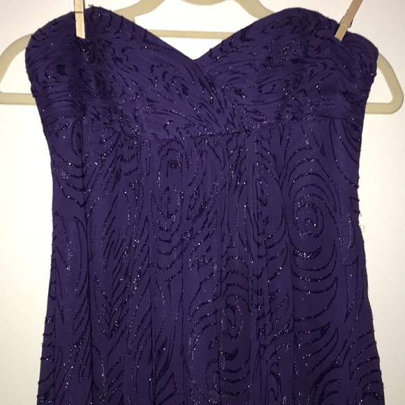 Laundry by shelli segal dark purple gown - Picture 2 of 5